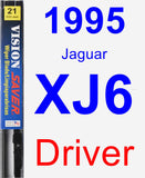 Driver Wiper Blade for 1995 Jaguar XJ6 - Vision Saver