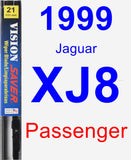 Passenger Wiper Blade for 1999 Jaguar XJ8 - Vision Saver