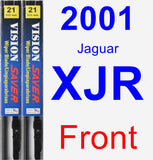 Front Wiper Blade Pack for 2001 Jaguar XJR - Vision Saver