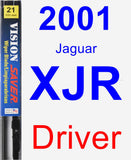 Driver Wiper Blade for 2001 Jaguar XJR - Vision Saver