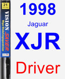 Driver Wiper Blade for 1998 Jaguar XJR - Vision Saver