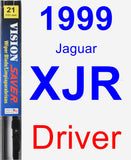 Driver Wiper Blade for 1999 Jaguar XJR - Vision Saver