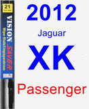 Passenger Wiper Blade for 2012 Jaguar XK - Vision Saver