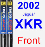 Front Wiper Blade Pack for 2002 Jaguar XKR - Vision Saver