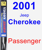 Passenger Wiper Blade for 2001 Jeep Cherokee - Vision Saver