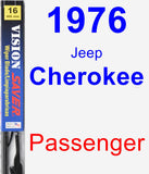 Passenger Wiper Blade for 1976 Jeep Cherokee - Vision Saver