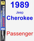 Passenger Wiper Blade for 1989 Jeep Cherokee - Vision Saver