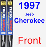 Front Wiper Blade Pack for 1997 Jeep Cherokee - Vision Saver