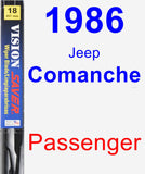 Passenger Wiper Blade for 1986 Jeep Comanche - Vision Saver