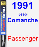 Passenger Wiper Blade for 1991 Jeep Comanche - Vision Saver