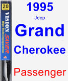 Passenger Wiper Blade for 1995 Jeep Grand Cherokee - Vision Saver