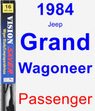 Passenger Wiper Blade for 1984 Jeep Grand Wagoneer - Vision Saver