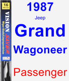 Passenger Wiper Blade for 1987 Jeep Grand Wagoneer - Vision Saver