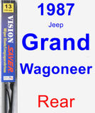 Rear Wiper Blade for 1987 Jeep Grand Wagoneer - Vision Saver