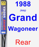 Rear Wiper Blade for 1988 Jeep Grand Wagoneer - Vision Saver