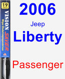 Passenger Wiper Blade for 2006 Jeep Liberty - Vision Saver