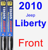 Front Wiper Blade Pack for 2010 Jeep Liberty - Vision Saver