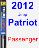 Passenger Wiper Blade for 2012 Jeep Patriot - Vision Saver