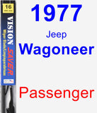 Passenger Wiper Blade for 1977 Jeep Wagoneer - Vision Saver