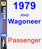 Passenger Wiper Blade for 1979 Jeep Wagoneer - Vision Saver