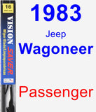 Passenger Wiper Blade for 1983 Jeep Wagoneer - Vision Saver