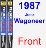 Front Wiper Blade Pack for 1987 Jeep Wagoneer - Vision Saver