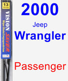 Passenger Wiper Blade for 2000 Jeep Wrangler - Vision Saver