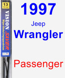 Passenger Wiper Blade for 1997 Jeep Wrangler - Vision Saver