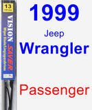 Passenger Wiper Blade for 1999 Jeep Wrangler - Vision Saver