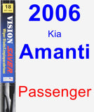 Passenger Wiper Blade for 2006 Kia Amanti - Vision Saver