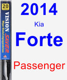 Passenger Wiper Blade for 2014 Kia Forte - Vision Saver