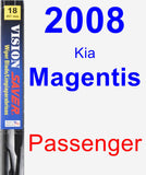 Passenger Wiper Blade for 2008 Kia Magentis - Vision Saver