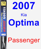 Passenger Wiper Blade for 2007 Kia Optima - Vision Saver