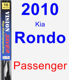 Passenger Wiper Blade for 2010 Kia Rondo - Vision Saver