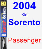 Passenger Wiper Blade for 2004 Kia Sorento - Vision Saver