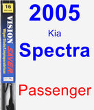 Passenger Wiper Blade for 2005 Kia Spectra - Vision Saver