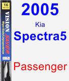 Passenger Wiper Blade for 2005 Kia Spectra5 - Vision Saver