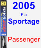 Passenger Wiper Blade for 2005 Kia Sportage - Vision Saver