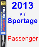 Passenger Wiper Blade for 2013 Kia Sportage - Vision Saver