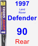 Rear Wiper Blade for 1997 Land Rover Defender 90 - Vision Saver