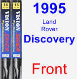 Front Wiper Blade Pack for 1995 Land Rover Discovery - Vision Saver