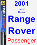 Passenger Wiper Blade for 2001 Land Rover Range Rover - Vision Saver