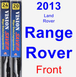 Front Wiper Blade Pack for 2013 Land Rover Range Rover - Vision Saver