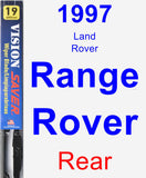 Rear Wiper Blade for 1997 Land Rover Range Rover - Vision Saver