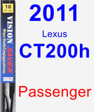 Passenger Wiper Blade for 2011 Lexus CT200h - Vision Saver