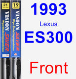 Front Wiper Blade Pack for 1993 Lexus ES300 - Vision Saver