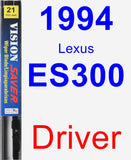 Driver Wiper Blade for 1994 Lexus ES300 - Vision Saver