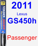 Passenger Wiper Blade for 2011 Lexus GS450h - Vision Saver