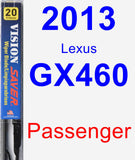 Passenger Wiper Blade for 2013 Lexus GX460 - Vision Saver