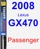 Passenger Wiper Blade for 2008 Lexus GX470 - Vision Saver